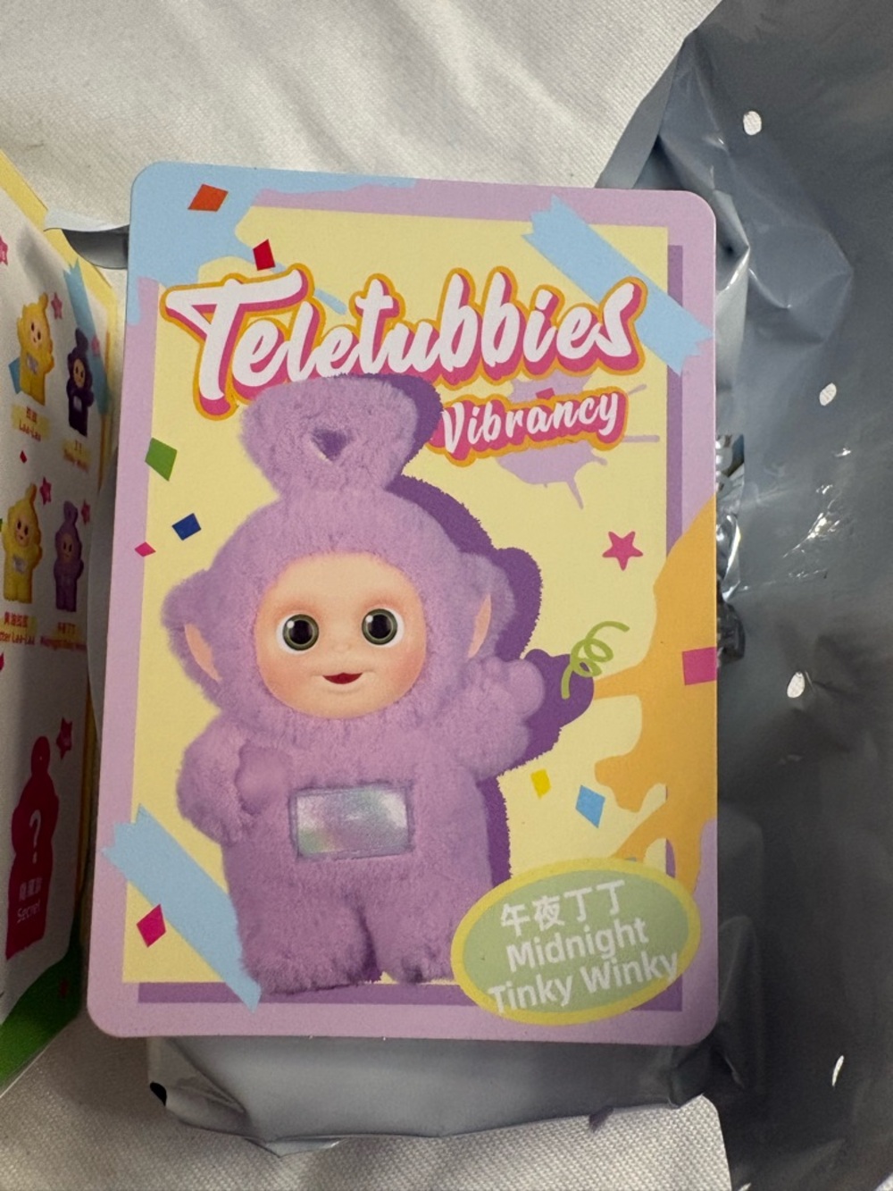 Confirmed Midnight Tinky Winky from the Telebubbies Vibrancy series!